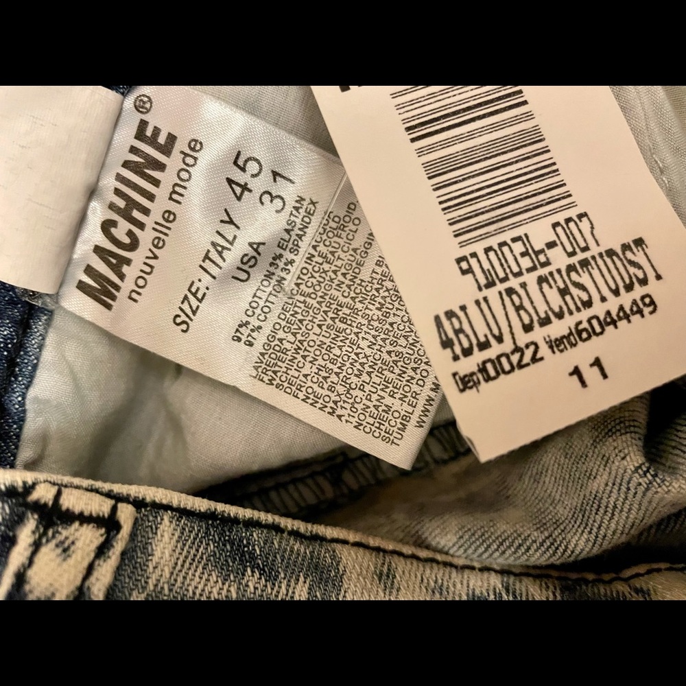 SOLD Machine Brand Studded Skinny Jeans NWT - Picture 5 of 5